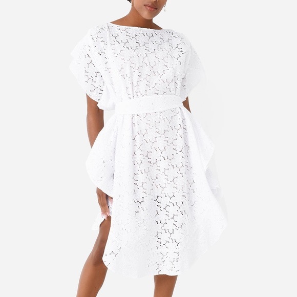 NWT Jag Women's The Eden Dress, White Eyelet Size S/M New w/Tag Retail $406 - Picture 3 of 9